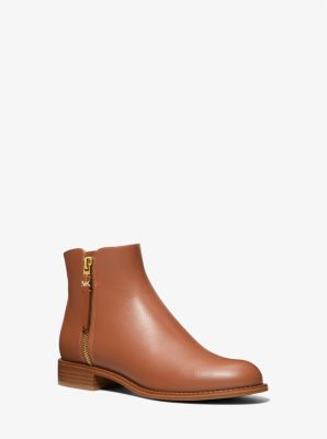 Michael Kors Britt Ankle Boot In Brown