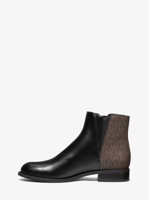 Britt Signature Logo Trim Ankle Boot | Michael Kors