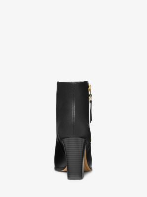 Michael michael kors margaret leather booties hotsell