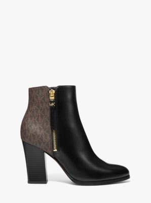 Britt Signature Logo Trim Ankle Boot | Michael Kors