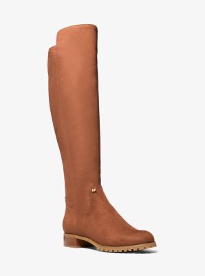 Michael kors best sale riding boots black