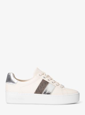 Poppy Metallic and Signature Logo Stripe Sneaker image number 1