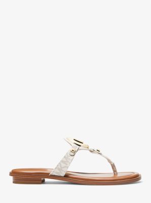 Michael kors cheap aubrey charm sandals