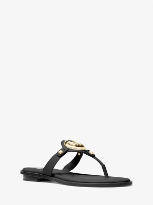 Aubrey Faux Leather T-Strap Sandal 