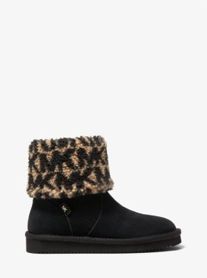 MICHAEL Michael Kors Zelda Sherpa and Suede Boot