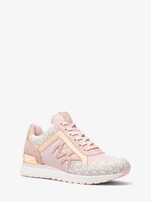 Maddy Two-Tone Logo and Mesh Trainer | Michael Kors