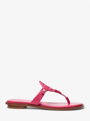 Aubrey Cutout Leather T-Strap Sandal image number 1