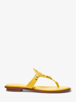 Aubrey Cutout Leather T-Strap Sandal image number 1