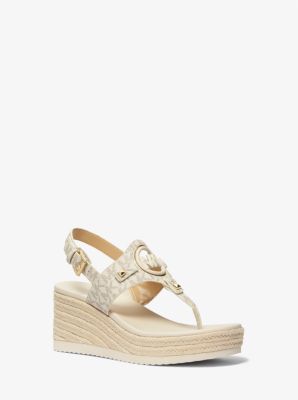 Aubrey Cutout Signature Logo Wedge Sandal image number 0