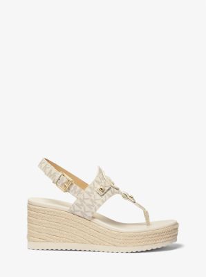 Aubrey Cutout Signature Logo Wedge Sandal image number 1