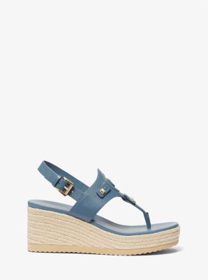 Aubrey Cutout Leather Wedge Sandal image number 1