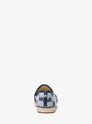 MICHAEL KORS 40R4HNHP2S740 関税送料込 Hastings Logo Jacquard Slip-On Espadrille | Michael Kors [US]