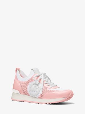 Michael Kors Jenkins Two-tone Stretch Knit Trainer