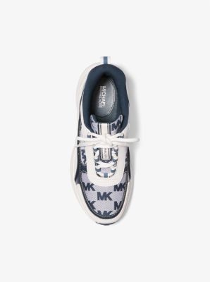 Espadrille Katrina en matériaux multiples in BLEU MARINE | Michael Kors