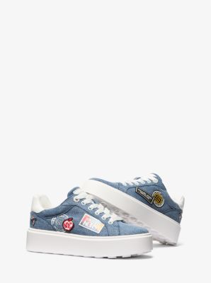 Romey Embellished Denim Platform Sneaker image number 4