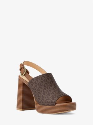 Kehlani Signature Logo Platform Sandal