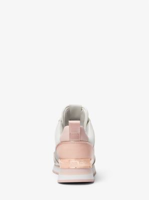 Maddy Color-Block Mixed-Media Trainer | Michael Kors