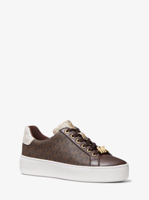 Michael michael kors poppy clearance leather sneaker