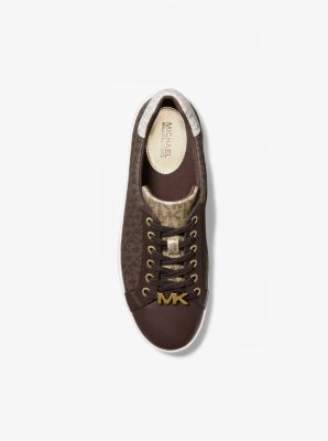 MICHAEL KORS Poppy Color-Block Logo Sneaker( WITHOUT BOX)