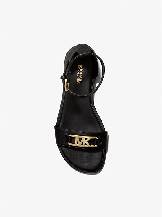 Camila Logo and Faux Leather Sandal image number 2
