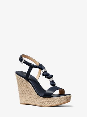 Holly Leather Wedge Sandal