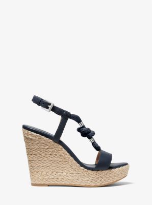 Holly Leather Wedge Sandal