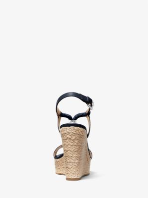 Holly Leather Wedge Sandal