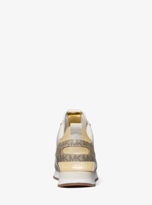 Wilma Two-Tone Logo Trainer | Michael Kors Canada