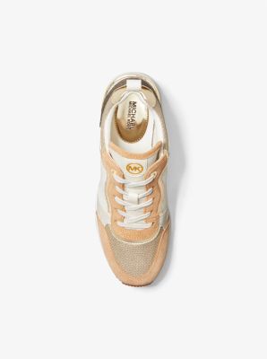 Wilma Two-Tone Logo Trainer | Michael Kors Canada