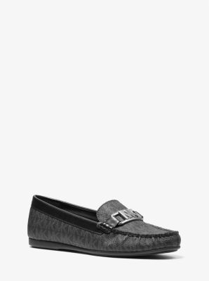 Michael kors leather hot sale moccasins