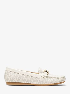Mocas&iacute;n Camila con logotipo in VAINILLA/CREMA | Michael Kors
