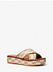Indira Logo Jacquard Platform Slide Sandal image number 0