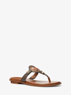 Michael kors best sale aubrey thong sandals