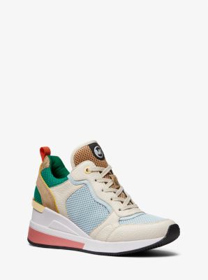 Crista Color-block Mixed-media Trainer | Michael Kors