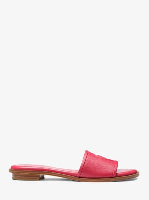 Deanna Cutout Leather Slide Sandal