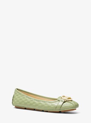 Michael kors fulton flats on sale green