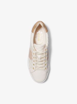 Poppy Logo Embossed Stripe Sneaker image number 2