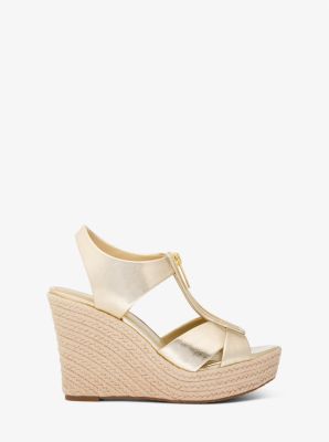 Roslyn Metallic Wedge Sandal | Michael Kors