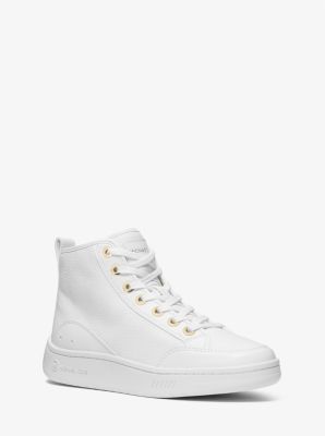 Shop Michael Kors Shea High-top Sneaker In White