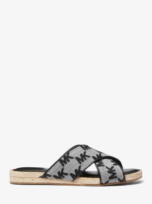 Jolie Logo Jacquard Espadrille Sandal