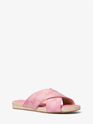 Jolie Logo Jacquard Espadrille Sandal | Michael Kors [US]