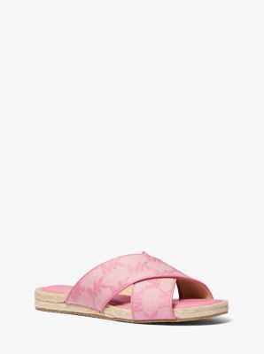 Jolie Logo Jacquard Espadrille Sandal