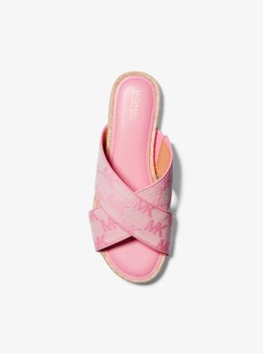 Jolie Logo Jacquard Espadrille Sandal