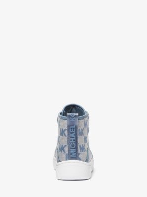 Shea Logo Jacquard High-Top Sneaker