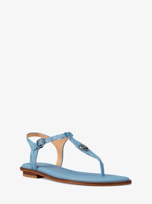 Michael Kors Mallory Signature Logo T-strap Sandal