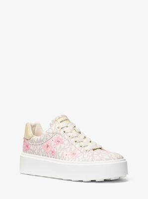Romey Floral Signature Logo Platform Sneaker