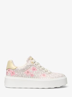 Romey Floral Signature Logo Platform Sneaker