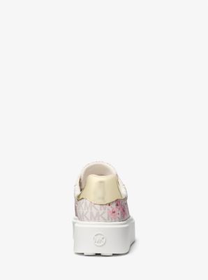 Romey Floral Signature Logo Platform Sneaker