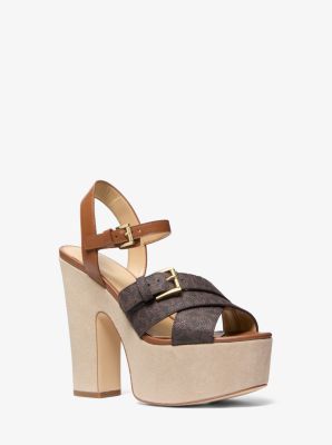 Selah Signature Logo Platform Sandal image number 0