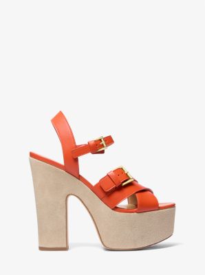 Selah Leather Platform Sandal image number 1